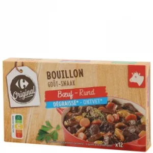 Caldo de Carne Original Carrefour 12 Pastillas