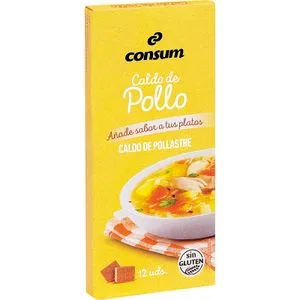 Caldo de Pollo 12 Pastillas 120 Gr