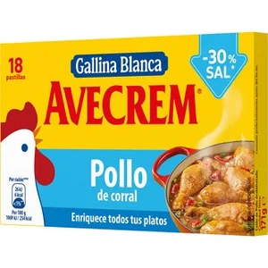 Caldo de Pollo -30% de Sal 18 Pastillas Avecrem