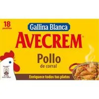 Caldo de Pollo Avecrem, 18 Pastillas, Caja 196 G