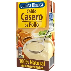 Caldo de Pollo Casero 100% Natural  Gallina Blanca 500 ML