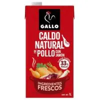 Caldo de Pollo con Jamón Gallo, Brik 1 Litro