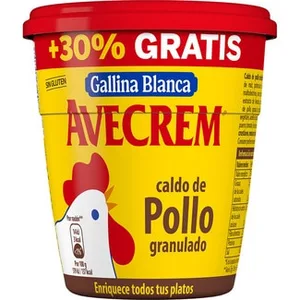 Caldo de Pollo Granulado sin Gluten  Gallina Blanca 143 G