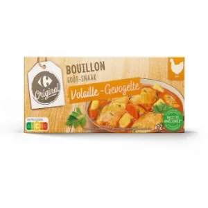 Caldo de Pollo Original Carrefour 12 Pastillas