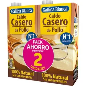 Caldo de Pollo Pack de 2 2 X 1 L