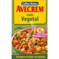 Caldo de Verdura Avecrem, 8 Pastillas, Caja 80 G
