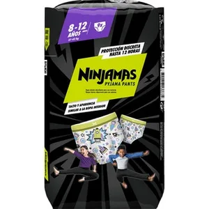 Calzoncillos de Noche Absorbentes para Niños 8-12 Años 27-43 Kg Ninjamas
