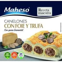 Canelones de Foie-trufa Maheso, Caja 300 G