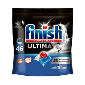 Finish Capsulas de Lavavajillas Máquina Ultimate Finish 46 Dosis 640g 640 G