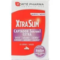 Captador de Grasa Xtraslim 3en1 Forté Pharma, Caja 60 Cápsulas