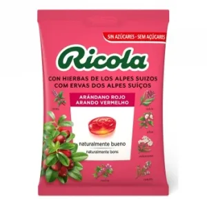 Caramelo de Hierbas Suizas Sabor Arándano sin Azúcar Ricola 70 G.