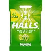 Caramelo de Lima Halls Vita-c, Pack 4x32 G