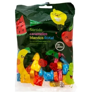 Caramelos Blandos Surtidos Frutales sin Gluten  el Corte Ingles 300 G