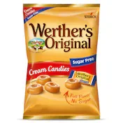 Caramelos Clásicos de Nata sin Azúcar Werther's Bolsa 90 G