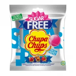Caramelos con Palo Chupa Chups sin Gluten y sin Azúcar  6 Ud.