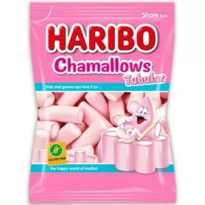 Caramelos de Goma Haribo Chamallows Tubular sin Gluten 250 G.