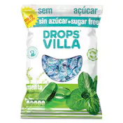 Caramelos de Menta sin Azúcar Drops Villa Bolsa 100 G