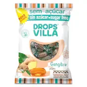 Caramelos de Jengibre sin Azúcar Drops Villa Bolsa 100 G
