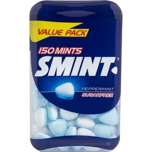 Caramelos Duros sin Gluten y sin Azúcar Sabor Menta Formato Ahorro Smint 105 G