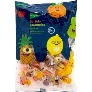 Caramelos Duros Surtidos Frutales sin Gluten el Corte Ingles 1 KG