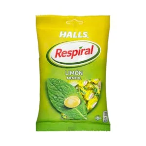 Caramelos Limón Mentol Respiral Halls 0.15 KG