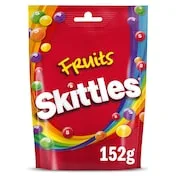 Caramelos Masticables Sabor Fruta Ácida Fruits Skittles Bolsa 152 G