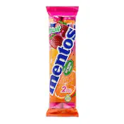 Caramelos Masticables Sabor Frutas Mentos Bolsa 2 X 38 G