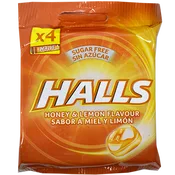 Caramelos Miel y Limón Halls Blister Paq. 4 U.