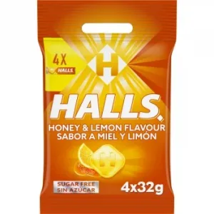 Caramelos Sabor Miel y Limón Halls 128 G.