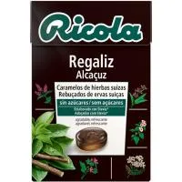 Caramelos sin Azúcar de Regalíz Ricola, Bolsa 50 G