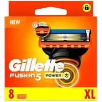 Cargador de Afeitar Gillette Fusion 5 Power, Pack 8 Uds