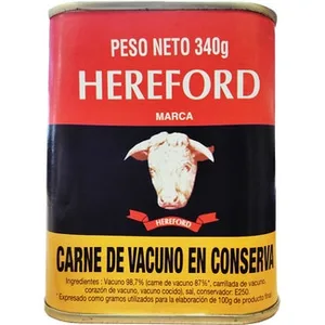 Carne de Vacuno en Conserva  Hereford 340 G