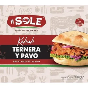 Carne para Kebab de Ternera y Pavo IL Sole