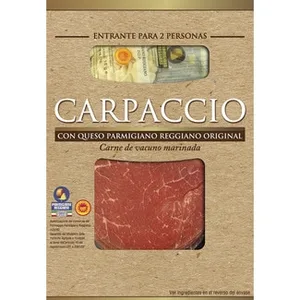 Carpaccio de Vacuno Marinado sin Gluten con Queso Parmigiano  Roler 110 G
