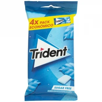 Chicles Sabor Menta Trident sin Azúcar 56 G.