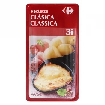 Raclette en Lonchas Carrefour 400 G.