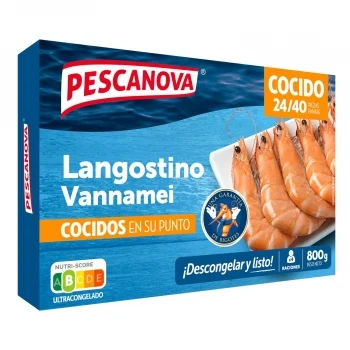 Langostino Cocido Extra Pescanova 800 G.