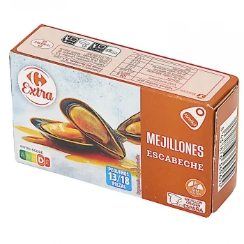 Mejillón en Escabeche 13/18 Classic Carrefour 69 G.