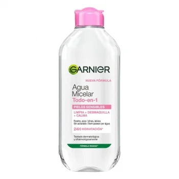 Agua Micelar Clásica para Pieles Normales Todo en Uno Garnier Skin Active 400 Ml.