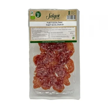 Fuet Ecológico en Lonchas Salgot 80 G