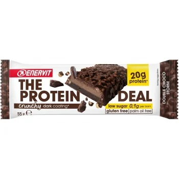 Barrita de Proteínas Sabor Chocolate Negro Enervit sin Gluten 55 G.