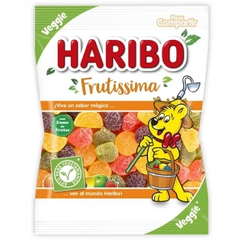 Caramelos de Goma Frutissima Veggie Haribo 150 G.
