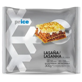 Lasaña de Carne Price 300 G.