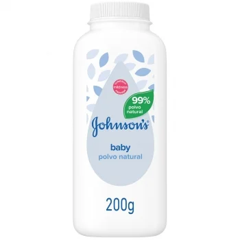 Polvos de Talco Suave Bebé Piel Sensible Natural Hipoalergénico Johnson's Baby 200 G.