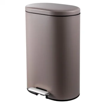 Cubo de Basura con Pedal 30l Carrefour Home - Marrón