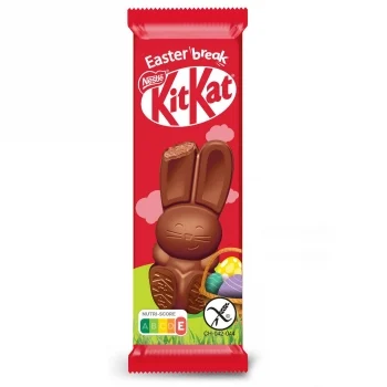 Figura de Galleta Cubierta de Chocolate con Leche Nestlé Kit Kat Bunny 29 G.