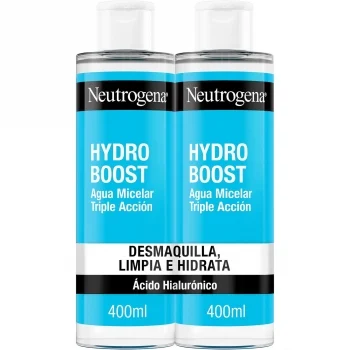 Agua Micelar Triple Acción Hydro Boost Neutrogena Pack de 2 Unidades de 400 Ml.