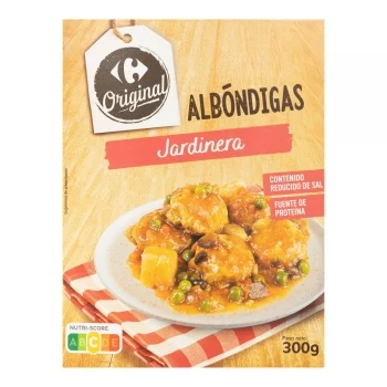 Albóndigas Jardinera Original Carrefour 350 G.
