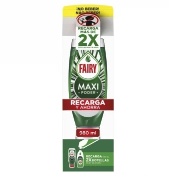 Lavavajillas a Mano Maxi Poder Fairy 980 Ml.