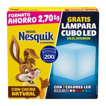 Cacao Soluble Instantáneo Nestlé Nesquik sin Gluten 2,7 Kg.